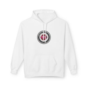 Hockey Puck Logo Hoodie — Classic Ice Hockey Team Pullover